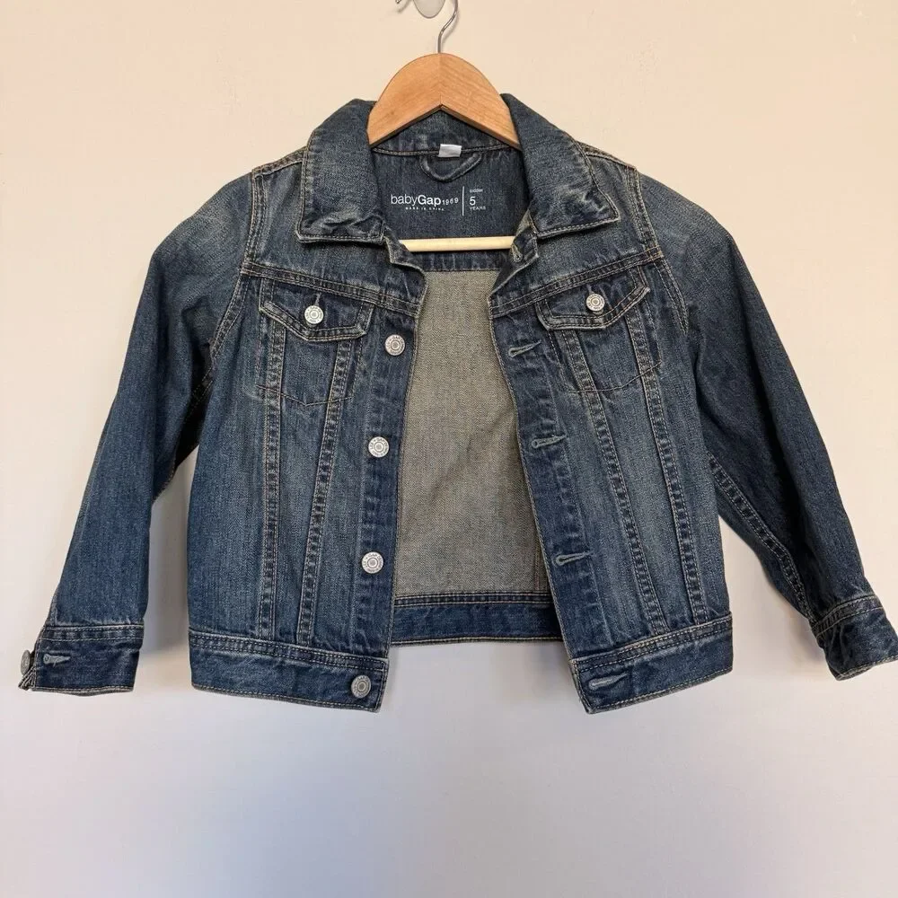NWT Baby Gap 1969 Denim Jean Jacket Size 5 Toddler